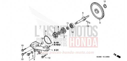 POMPE A EAU VT125C6 de 2006